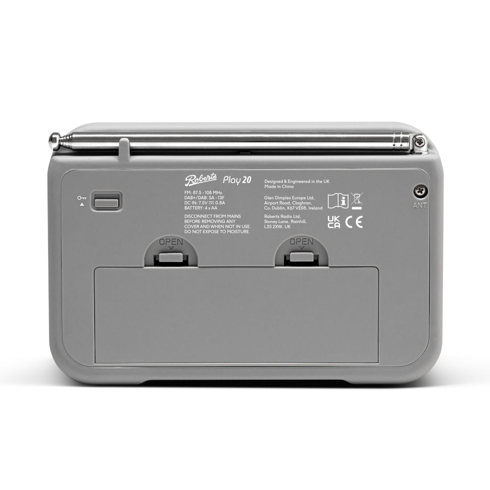 Roberts Play 20 | Bedside FM/DAB+ Radio