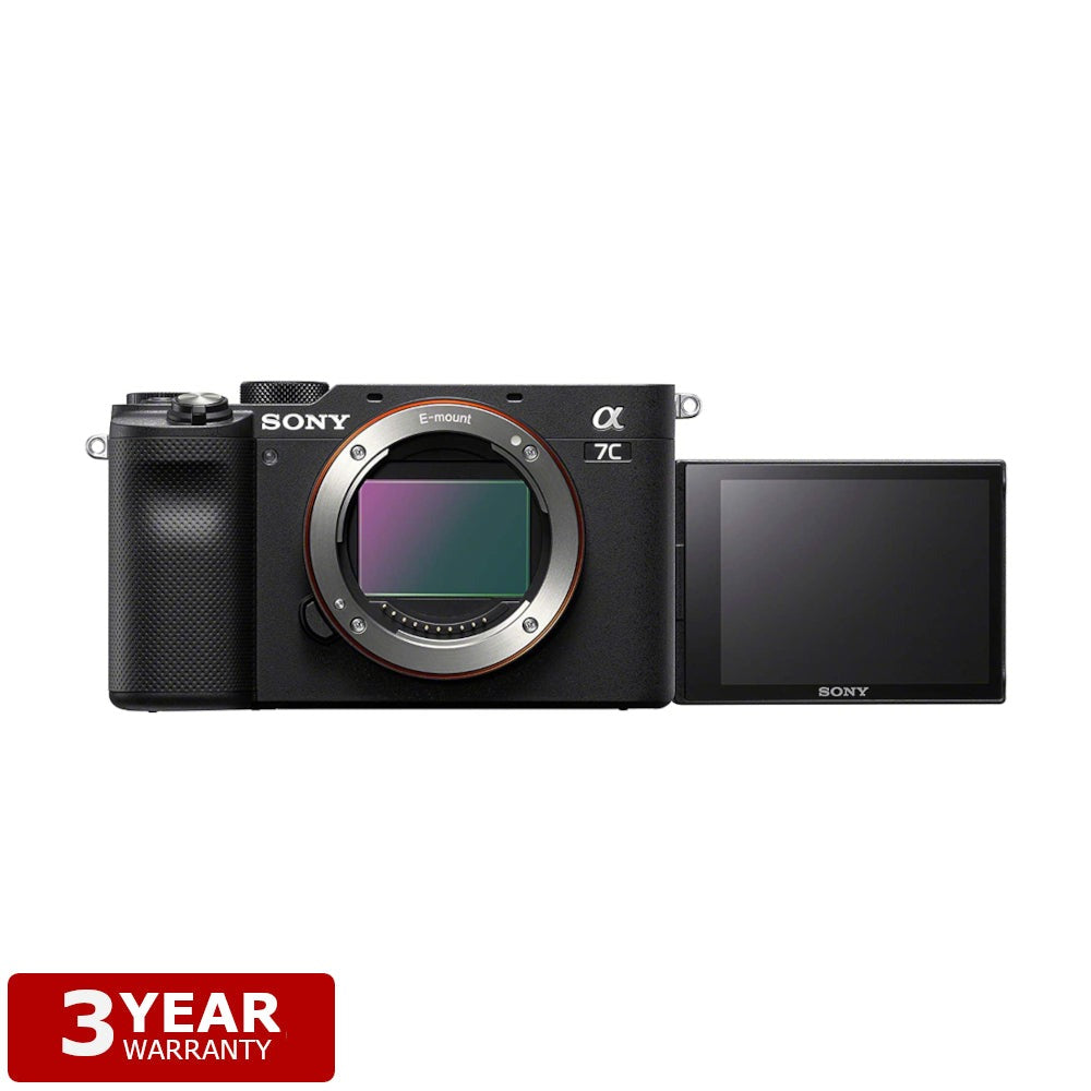 Sony ILCE-7C | α7c Body Only E-Mount camera (Black)