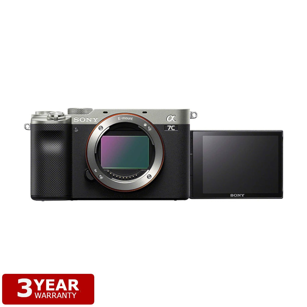 Sony ILCE-7C | α7c Body Only E-Mount camera (Silver)