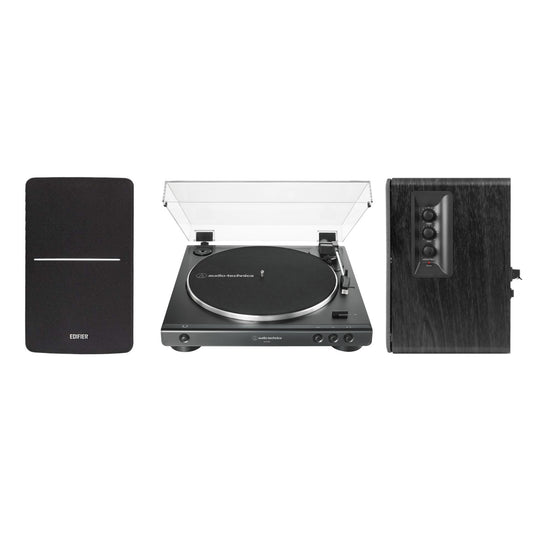 Audio Technica LP60X | Turntable with Edifier R1280DBs