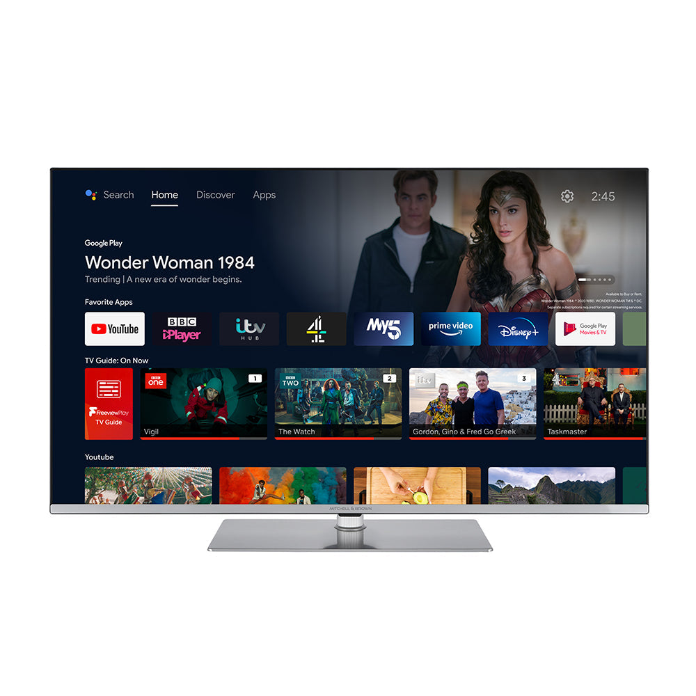Mitchell and Brown JB-65QLED1811 | 65" 4K QLED Freeview Android TV