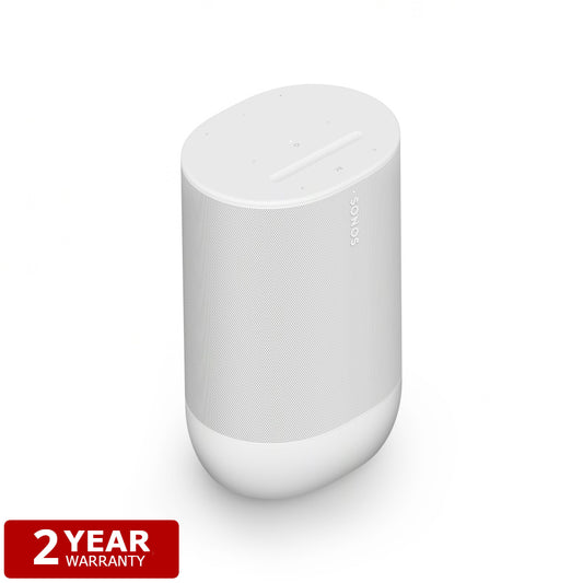 Sonos Move 2 (White) | Portable Speaker with Bluetooth and WiFi