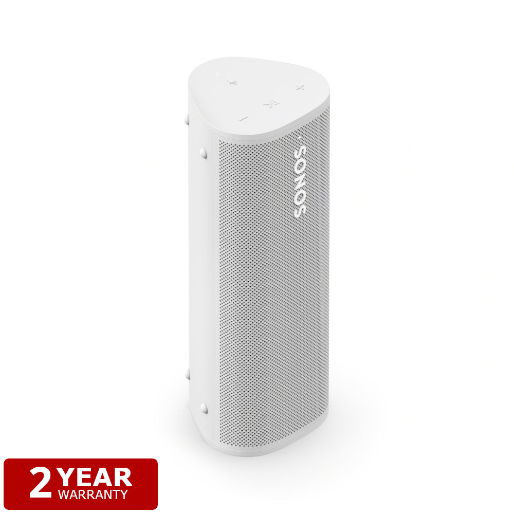 Sonos Roam 2 (White) | A Portable Waterproof Bluetooth Speaker