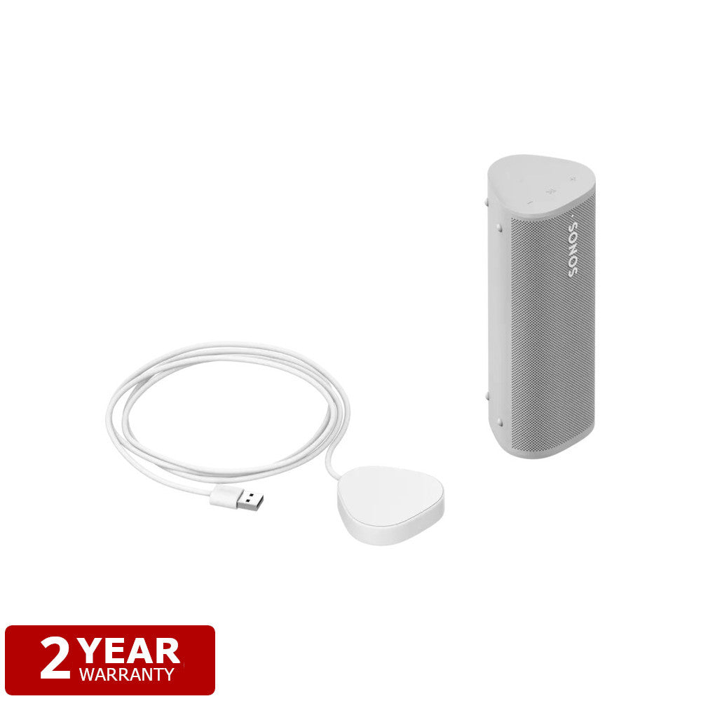 Sonos Roam SL Bundle (White) | Sonos Roam SL and Wireless Charger