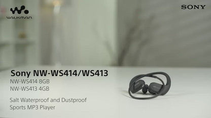 Sony NW-WS413 | 4GB Waterproof Sports MP3 Player Headphones