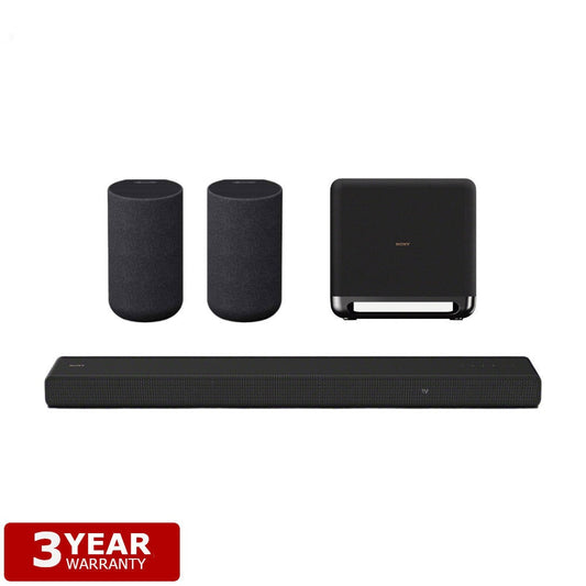 Sony HT-A3000 Package | Bundle with A3000 Soundbar, SA-RS5 Rear speakers, SW5 Subwoofer