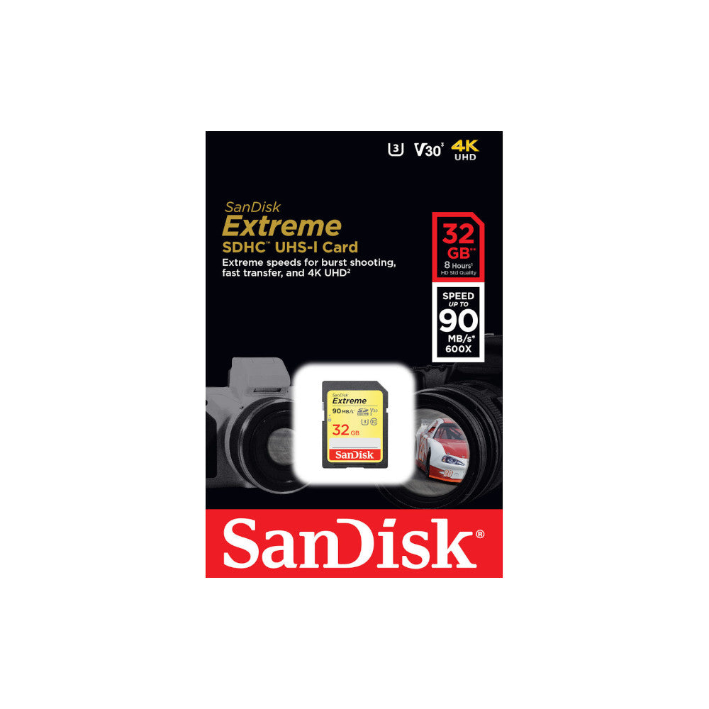 SanDisk | Extreme 32GB U3 Class SD Memory Card